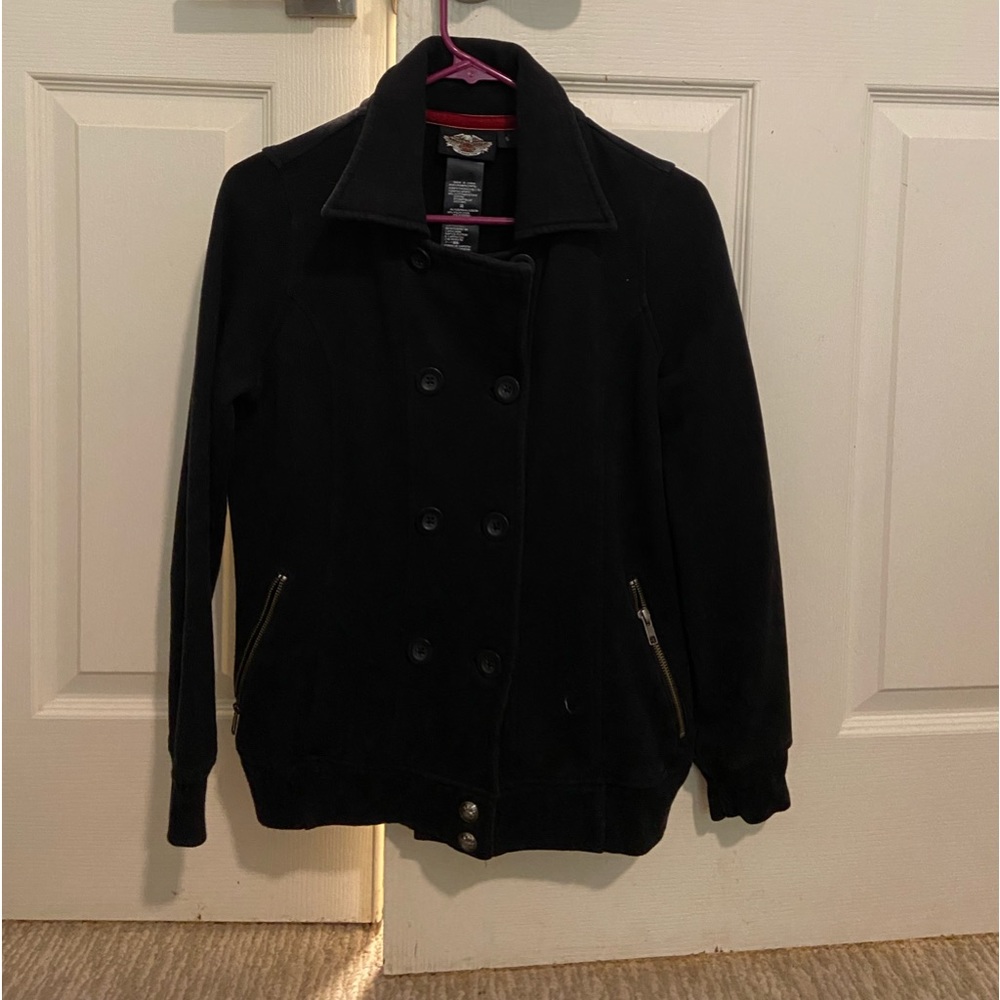 Harley Davidson coat, black, sz. Small
